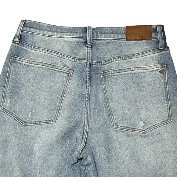 Madewell High Rise Slim Boyjean Prentice Light Wash Denim Womens Size 28 ND555‎ - Picture 5 of 10